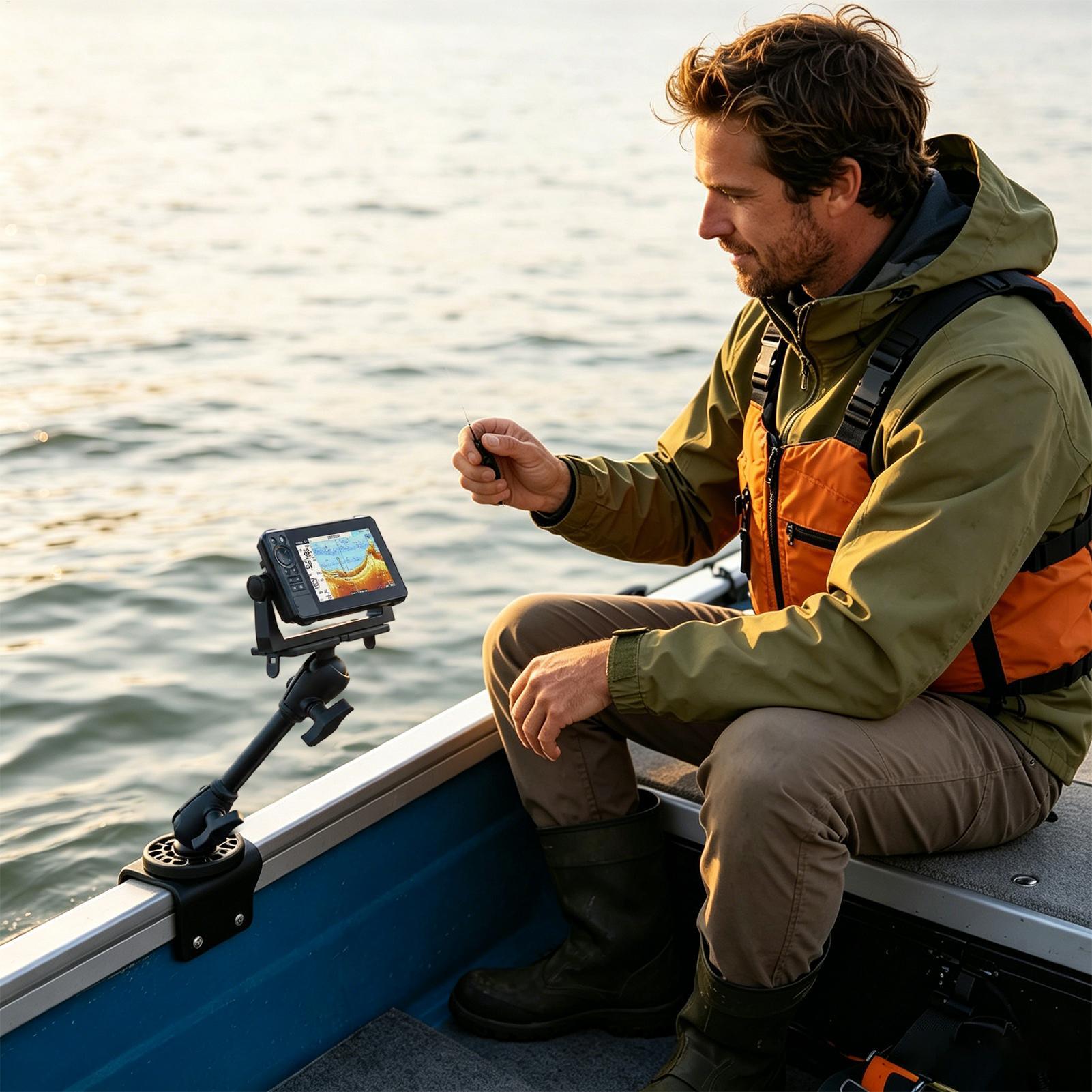 Fish Finder Mount - Fish Finder Transducer Mount 360 Degree