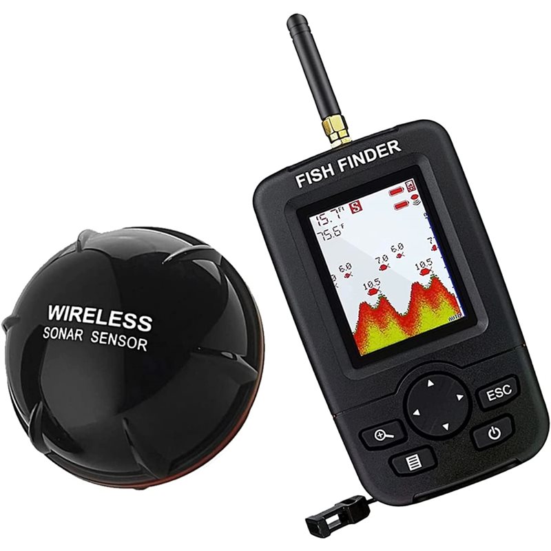 Wireless Sonar Fish Finder, Po - Fish Finder Portable ulasan dan harga