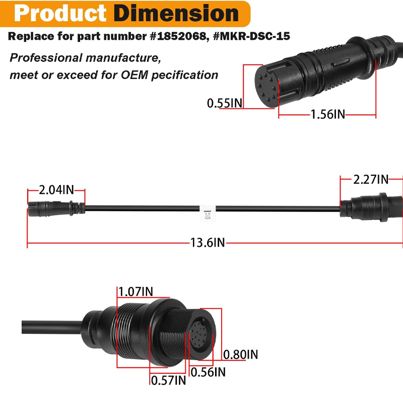 1852078 MKR-DSC-15 DSC Transdu - Fish Finder Transducer ulasan dan harga