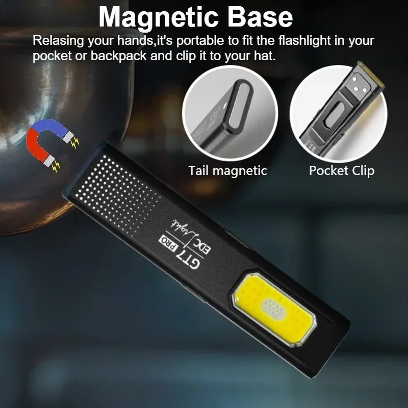 Mini LED Flashlight USB C Rech - Fishing Light ulasan dan harga