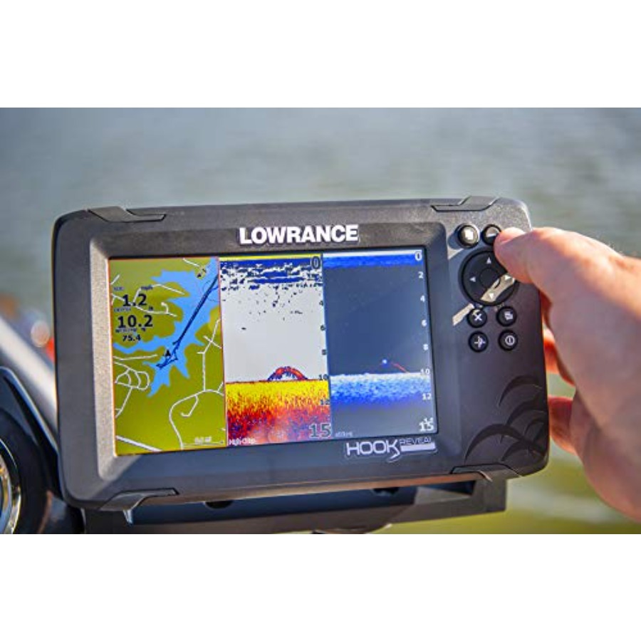 5-inch Fish Finder with SplitS - Fish Finder Transducer ulasan dan harga