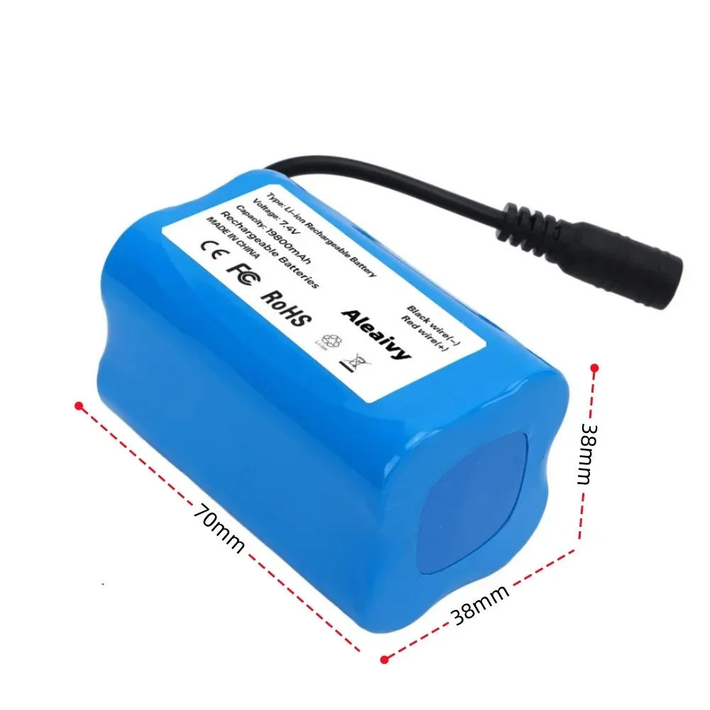 2S2P 7.4V 19800mAh Li-ion Batt - Fish Finder Battery ulasan dan harga