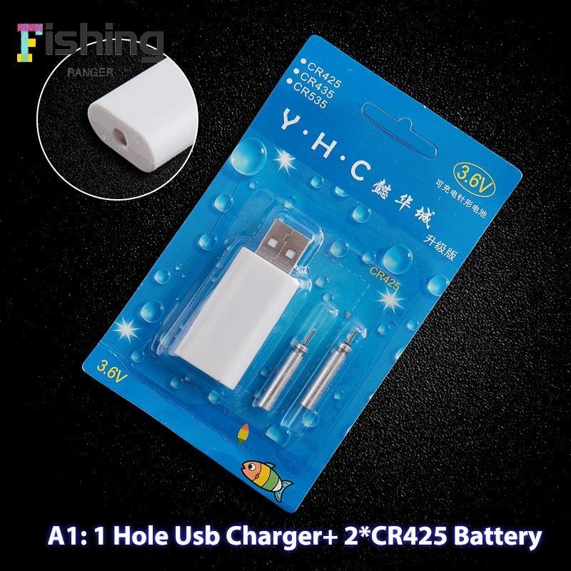 Rechargeable Battery CR425 USB - Fish Finder Charger ulasan dan harga