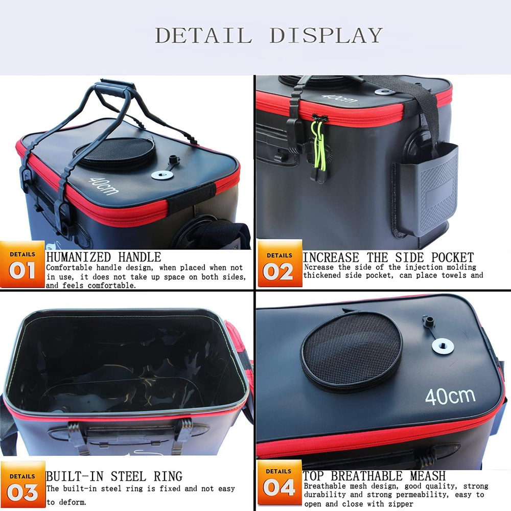 Portable EVA Thicken Waterproo - Fish Finder Case ulasan dan harga