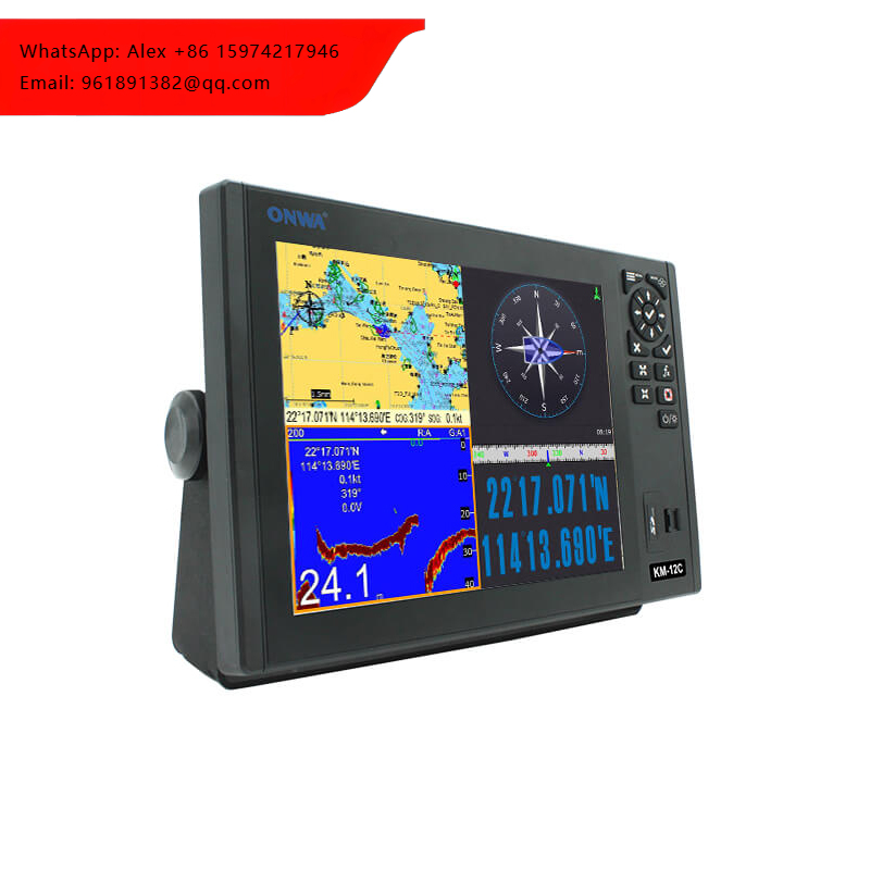 ONWA KM-12C (New) 12-inch GPS  - Fish Finder Gps ulasan dan harga