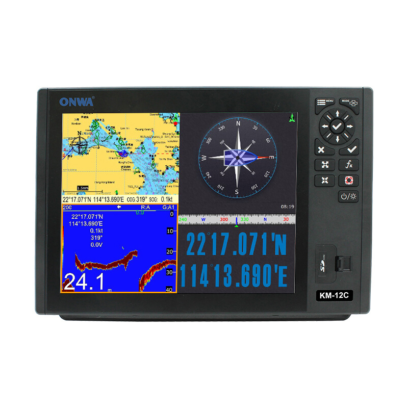 ONWA KM-12C (New) 12-inch GPS  - Fish Finder Gps ulasan dan harga