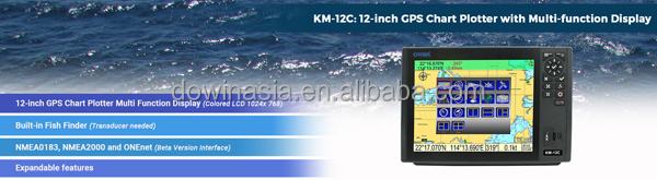 ONWA KM-12C (New) 12-inch GPS  - Fish Finder Gps ulasan dan harga