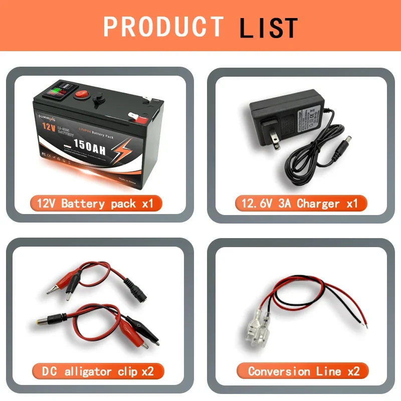 12V 150Ah Lithium  LiFeP04 Bat - Fish Finder Charger ulasan dan harga