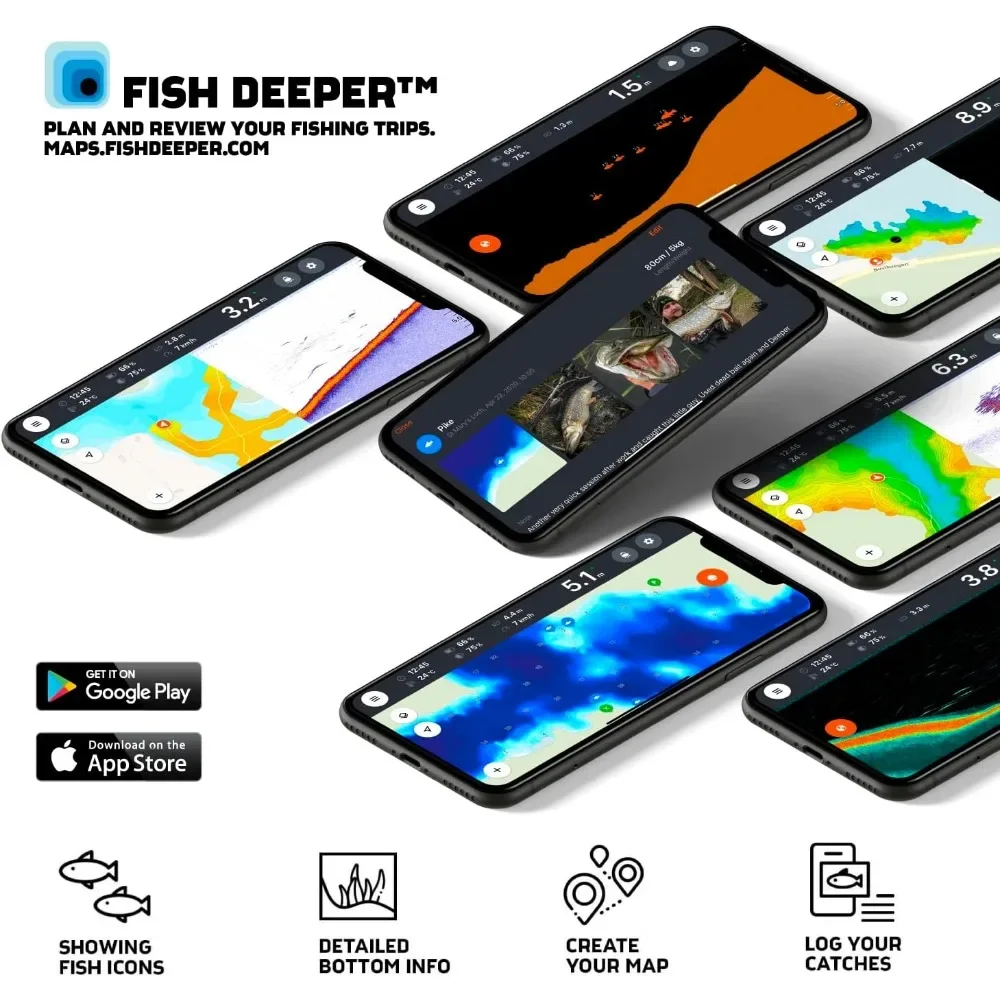 A  Chirp 2 Sonar Fish Finder - - Fish Finder Portable ulasan dan harga