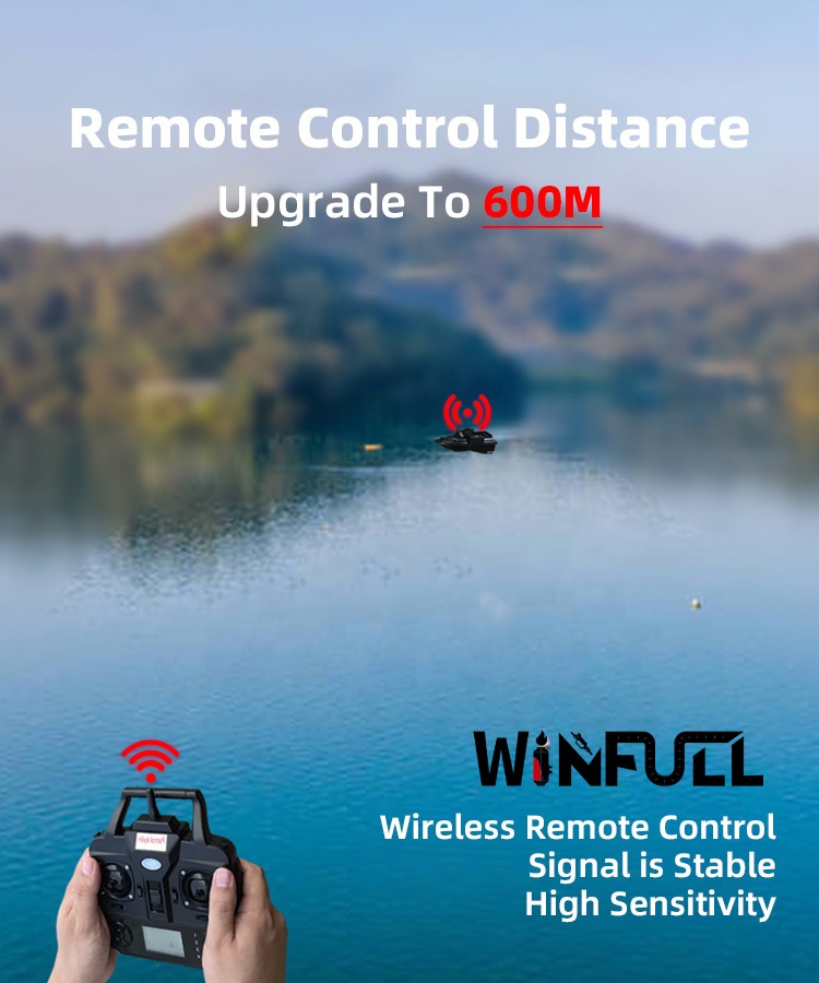 WINFULL Wireless Remote Contro - Fishing Gps ulasan dan harga