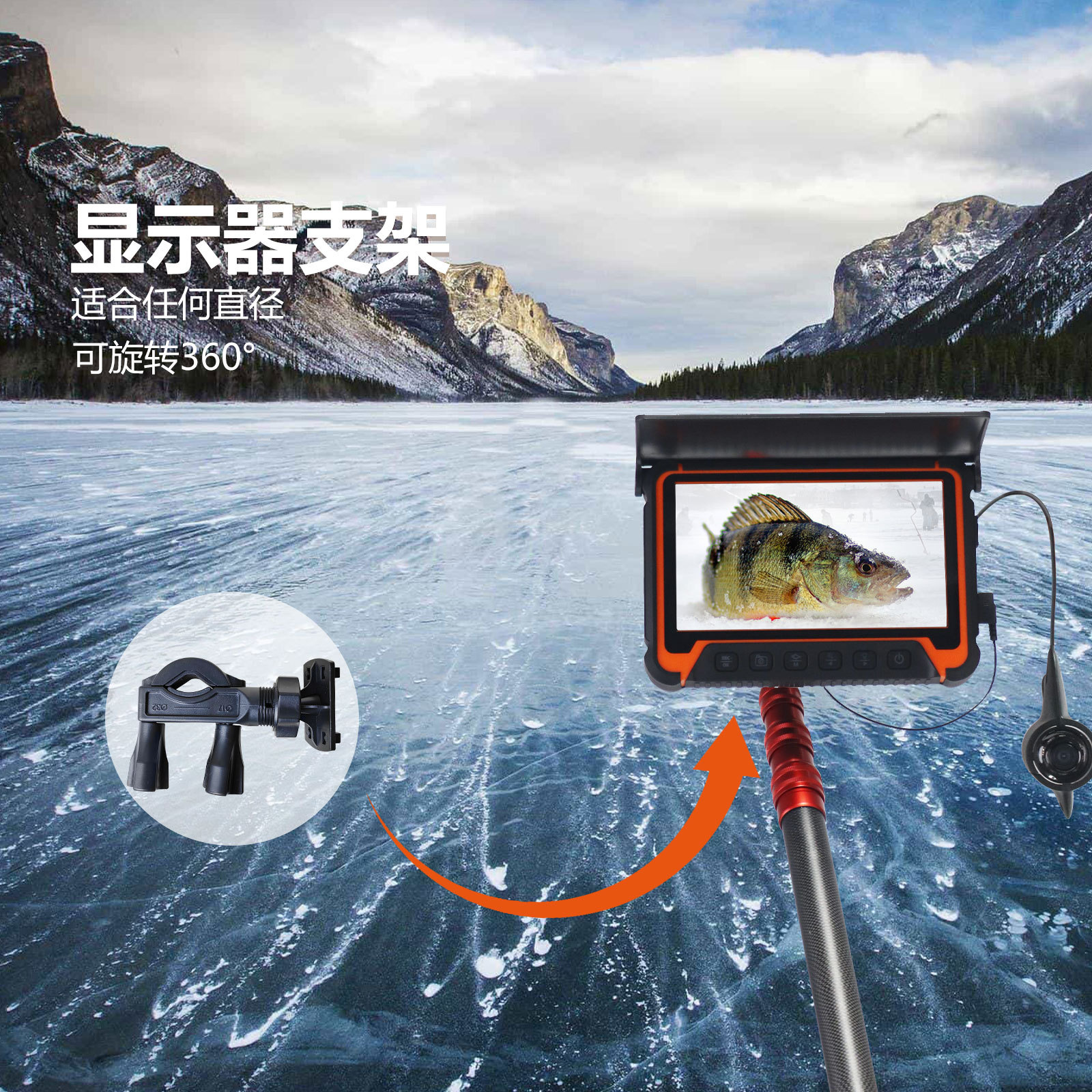 5Inch IPS Screen Underwater 15 - Fishing Camera ulasan dan harga