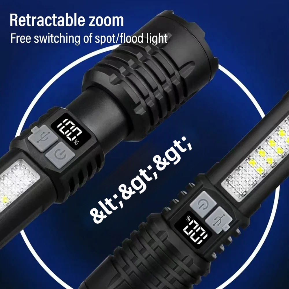 Powerful Rechargeable LED Flas - Fishing Light ulasan dan harga