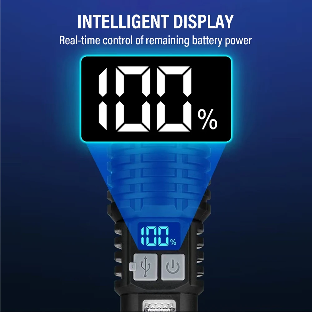 Powerful Rechargeable LED Flas - Fishing Light ulasan dan harga