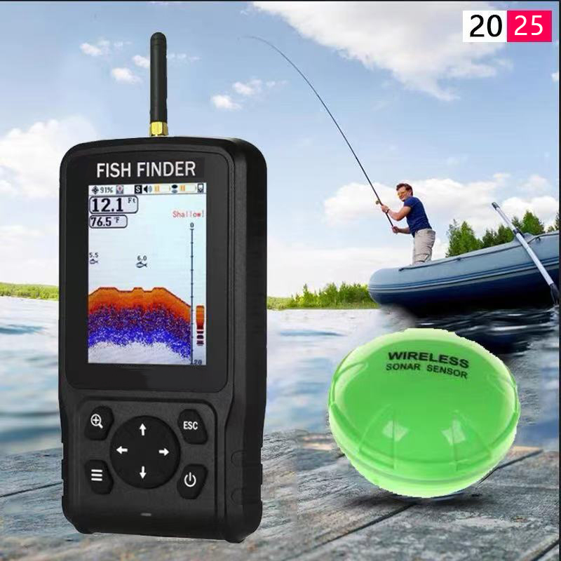 Portable Sonar Sensor Transduc - Fish Finder Transducer ulasan dan harga